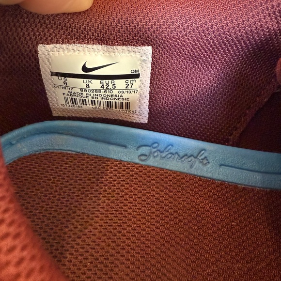 Nike Portmore 2 Canvas Premium SB Dark Team Red Shoes Size 9 Men’s 880269-610 - Picture 10 of 16